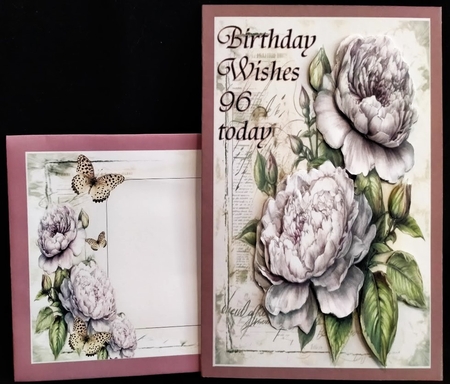 Shabby Lilac Peony Card Toppers by Margarette Blakeborough
