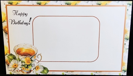 Cuppa Tea Deco Card by Margarette Blakeborough