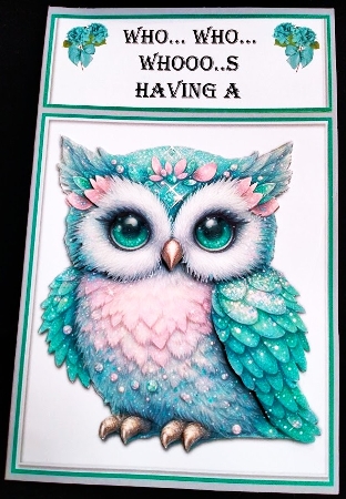 Sparkly Owl Card Toppers by Margarette Blakeborough