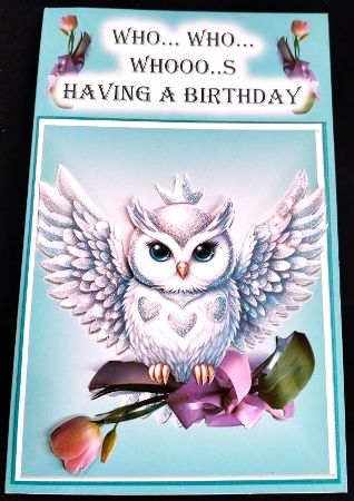Sparkly Owl Card Toppers by Margarette Blakeborough