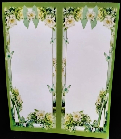 Elegant Heels Green by Margarette Blakeborough