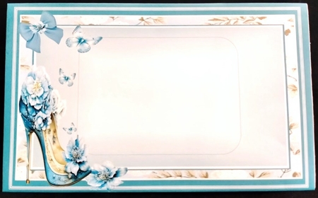 Elegant Heels Blue by Margarette Blakeborough