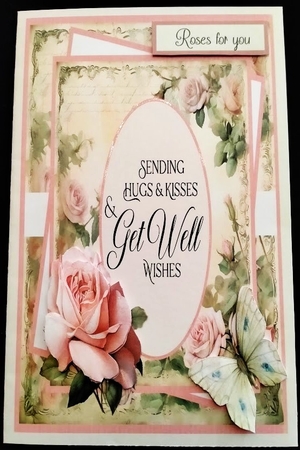 Anniversary rose 7x7 by Margarette Blakeborough