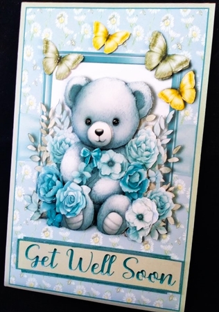 Teddy wishes for a speedy recovery by Margarette Blakeborough
