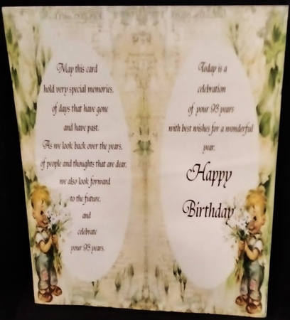 Shabby Green Card Toppers by Margarette Blakeborough