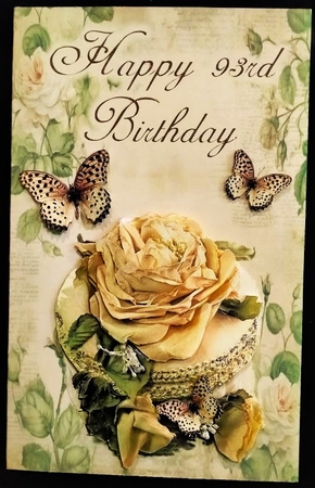 Shabby Green Card Toppers by Margarette Blakeborough