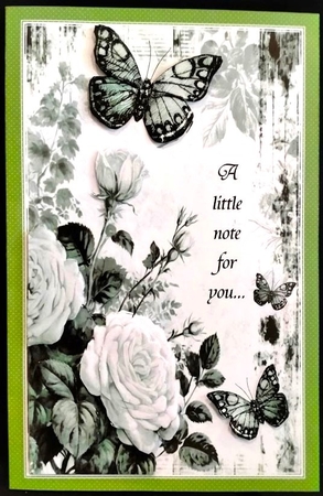 Shabby Black and White Toppers by Margarette Blakeborough