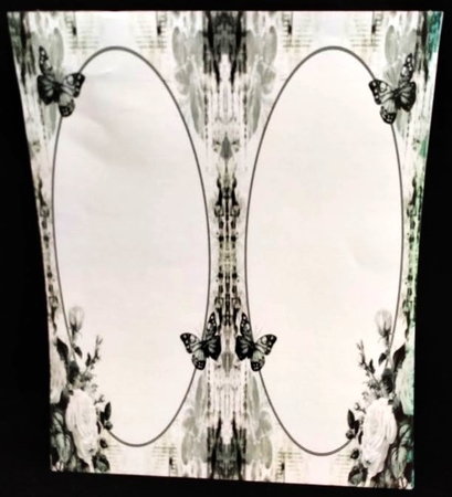 Shabby Black and White Toppers by Margarette Blakeborough