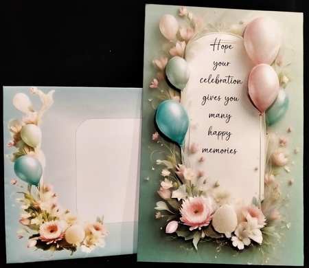 EW A4 Balloon Frame 02 by Margarette Blakeborough