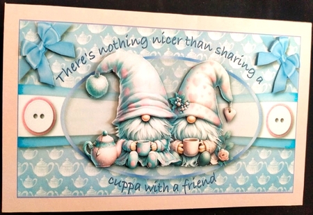 Theres nothing nicer - 1 - Blank card by Margarette Blakeborough