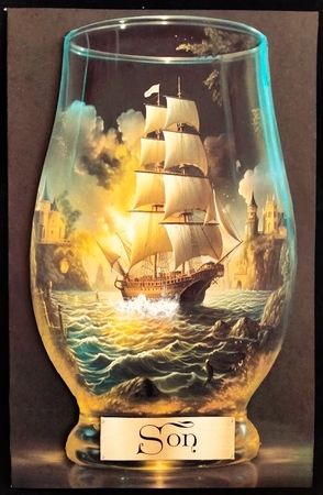 brandy glass by Margarette Blakeborough