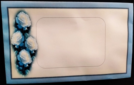 Moonlight rose CARD FRONTS by Margarette Blakeborough