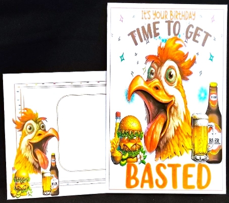 7x7 Time to get Basted choice of four mini kit by Margarette Blakeborough
