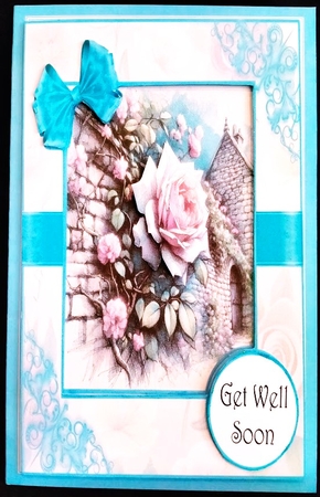 Climbing Roses Birthday by Margarette Blakeborough