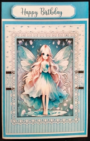 7X7 Beautiful  Fairy Frae 2 by Margarette Blakeborough