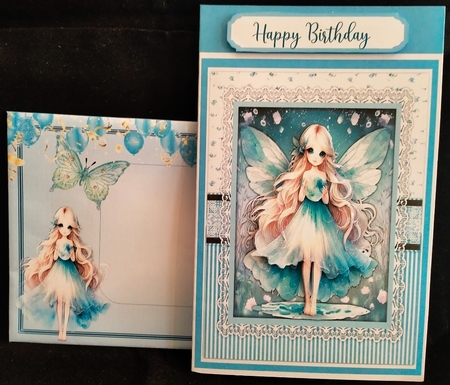 7X7 Beautiful  Fairy Frae 2 by Margarette Blakeborough