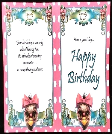 OSTRICH ATTITUDE  With Caption In Pink Spot 8x8 Frame by Margarette Blakeborough