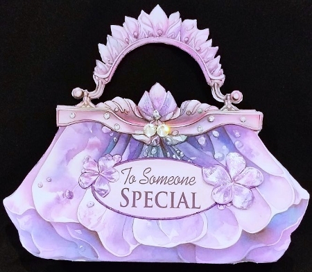 Glam Handbag * Purse Tent Card-8 by Margarette Blakeborough