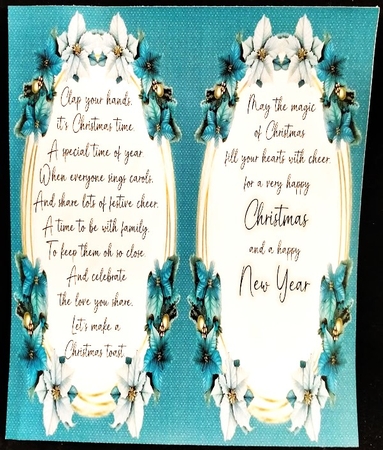 Christmas Poinsettia Melody #2 by Margarette Blakeborough