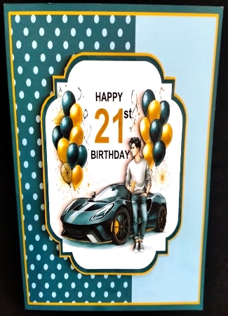 21st Birthday Car by Margarette Blakeborough