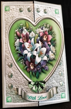 Floral Hearts 1 by Margarette Blakeborough