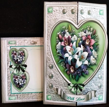 Floral Hearts 1 by Margarette Blakeborough