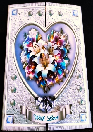 Floral Hearts 4 by Margarette Blakeborough