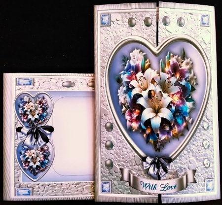 Floral Hearts 4 by Margarette Blakeborough