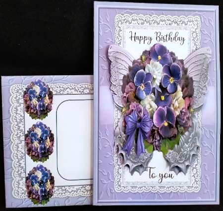 Pretty  Violets Mini Kit by Margarette Blakeborough