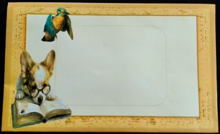 dog reading  by Margarette Blakeborough