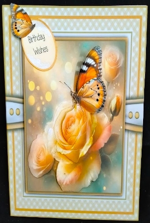 Butterfly Roses by Margarette Blakeborough