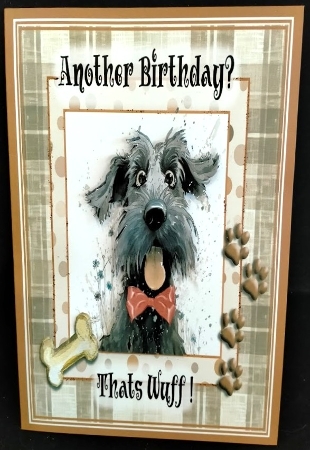 Wuff Birthday 3 by Margarette Blakeborough