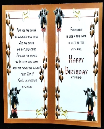 Wuff Birthday 3 by Margarette Blakeborough