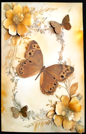 Golden Flowers #2 by Margarette Blakeborough