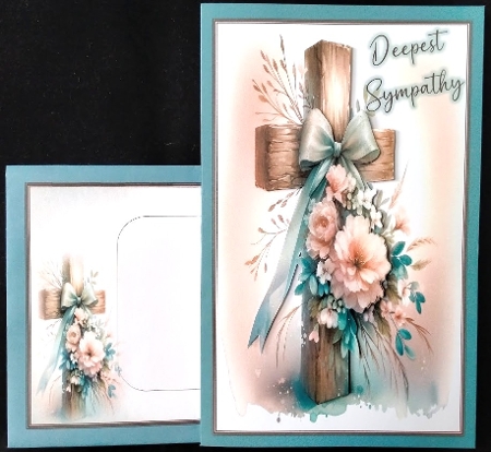 6x6 Wooden Cross 1- Illustrations for Cardmakers & Designers by Margarette Blakeborough