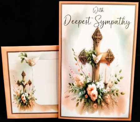 6x6 Wooden Cross 1- Illustrations for Cardmakers & Designers by Margarette Blakeborough