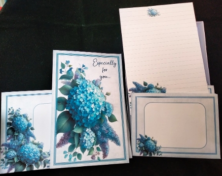 LGD25-CU Stationary - Birth Month Flowers 9 by Margarette Blakeborough