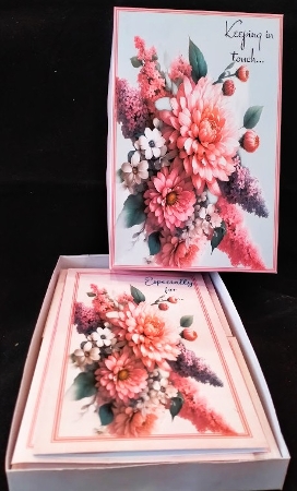 LGD25-CU Stationary - Birth Month Flowers 16 by Margarette Blakeborough