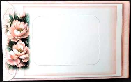 Peonies 5 x 7 All Occasions Card by Margarette Blakeborough