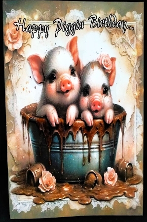 Piggin choccy 1 by Margarette Blakeborough