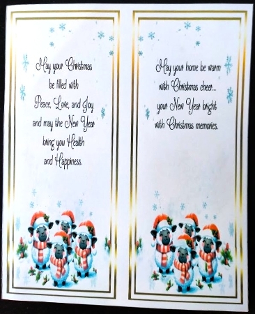 merry christmas to ewe 3 by Margarette Blakeborough