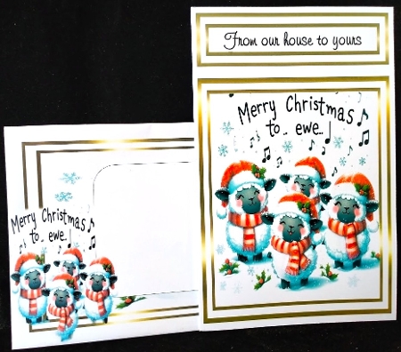 merry christmas to ewe 3 by Margarette Blakeborough