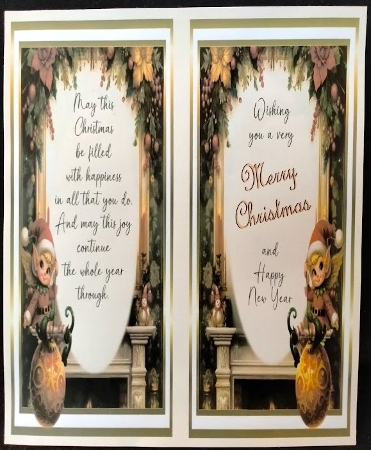A taste of christmas Elf naughty or nice bauble 2 by Margarette Blakeborough
