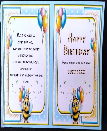 Happ-bee Birthday! by Margarette Blakeborough