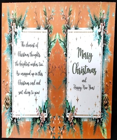 Hello Santa 7 x 7 Card by Margarette Blakeborough