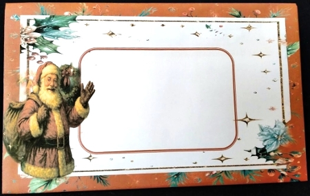 Hello Santa 7 x 7 Card by Margarette Blakeborough