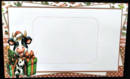 7x7 Mooey Christmas choice of four mini kit by Margarette Blakeborough