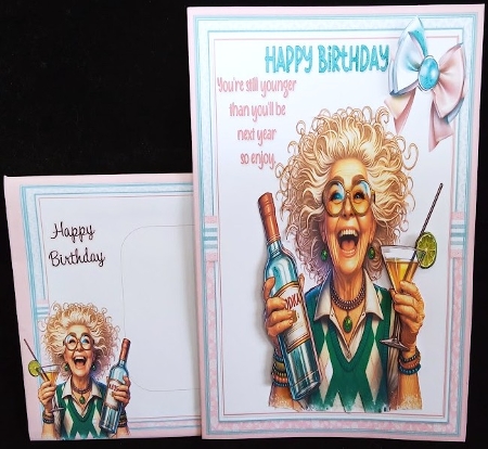 7x7 Special birthday wishes choice of four mini kit by Margarette Blakeborough