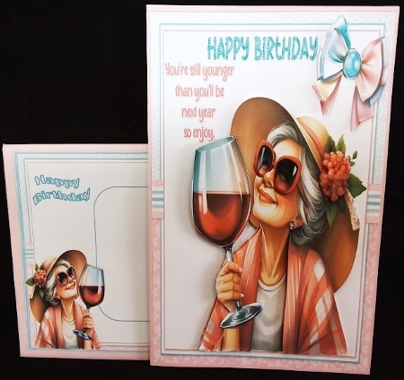 7x7 Special birthday wishes choice of four mini kit by Margarette Blakeborough