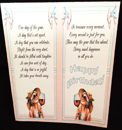 7x7 Special birthday wishes choice of four mini kit by Margarette Blakeborough